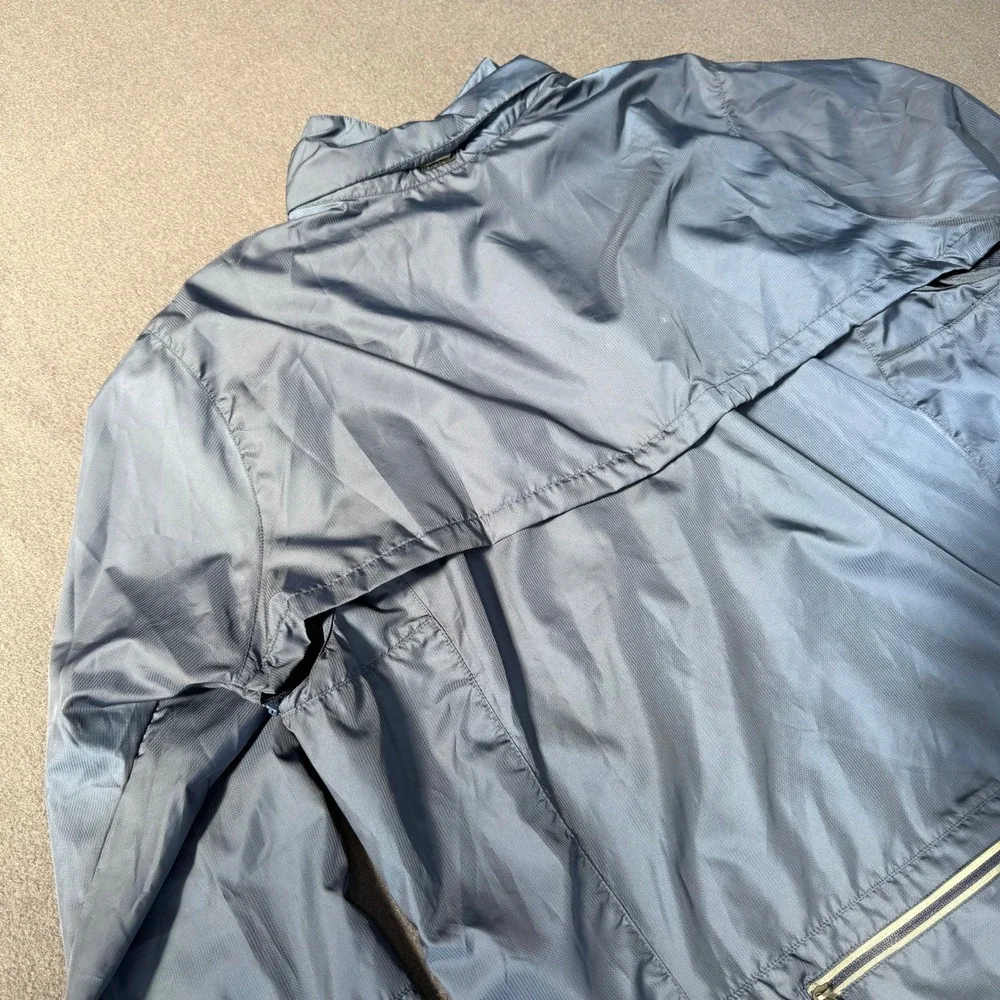 Pearl Izumi Mens Elite Escape Convert Jacket Navy Blue Cycling Windbreaker L NEW